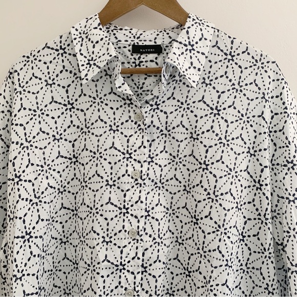 Natori Geometric Print Sleepshirt - Picture 2 of 7